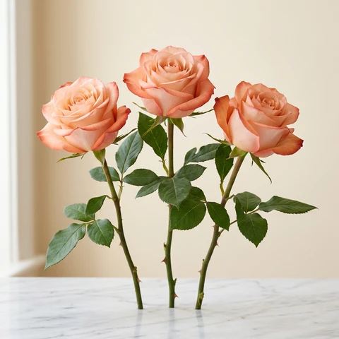 Two-tone roses