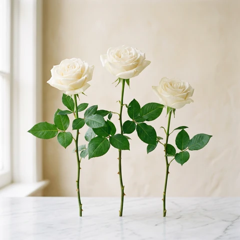 White roses