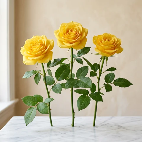 Yellow roses